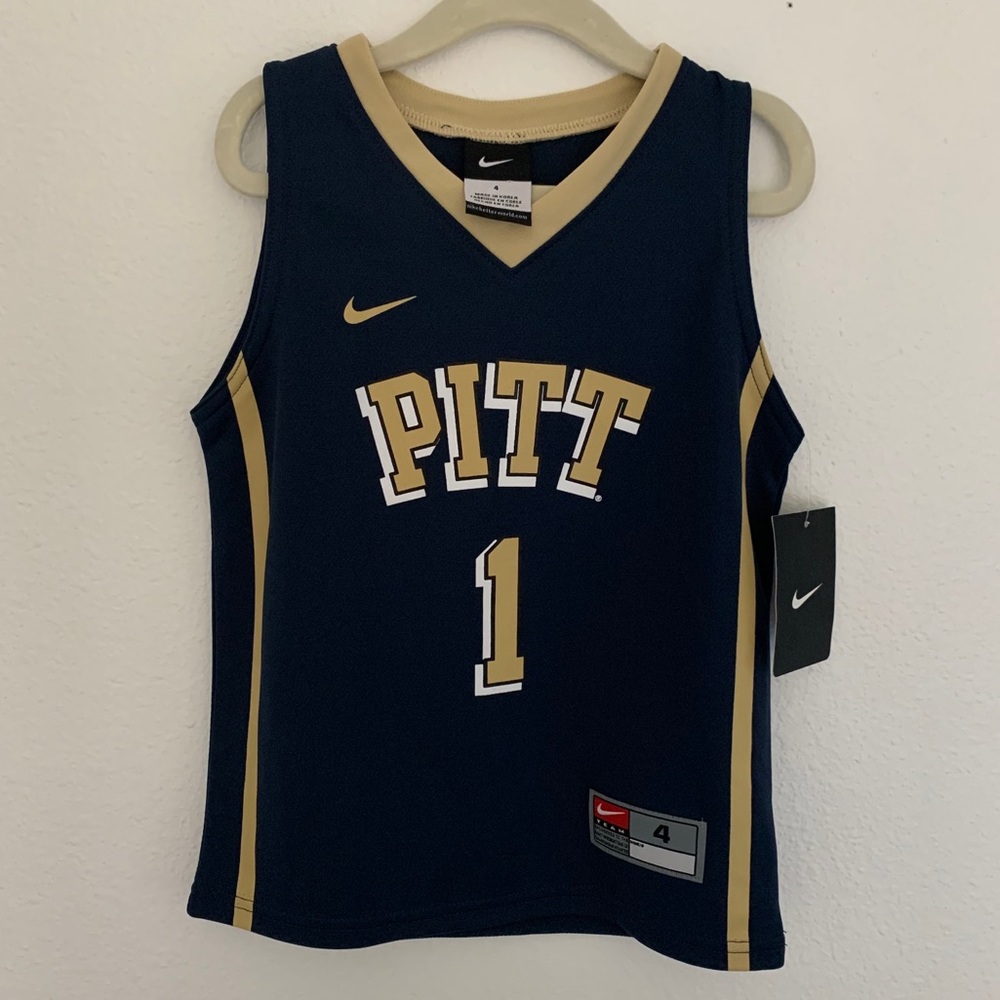 NWT University of Pitt Panthers Basketball Jersey